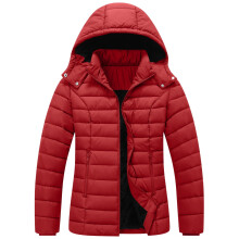 Damen-Steppjacke mit Kapuze, gesteppter Daunenmantel, XXL