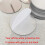 10 τεμάχια διαμέτρου 5/8/12cm, ασημί αυτοκόλλητα τοίχου με παχύρρευστο ακρυλικό 6
