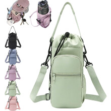Borsa porta borraccia con tasca per cellulare e imbottitura
