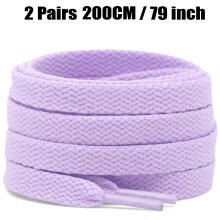 2pairs 0.31 Inch Wide Flat Shoe Laces For Sneakers, Shoelaces For Sneakers, Athletic Running Shoes Boot Strings