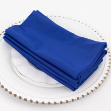 BalsaCircle5 Nappe de table premium bleu royal 50 x 50 cm en polyester scuba, serviettes de table, articles de décoration pour fêtes et événements