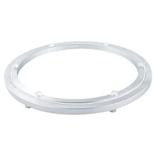 Base giratória de alumínio resistente com rolamento silencioso de 14 polegadas para mesas de jantar e projetos de bricolagem (somente a base).