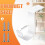 2 τεμάχια στηρίγματα ράβδων ντουλάπας βαρέως τύπου μεταλλικά στηρίγματα ράβδων 2