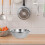 Stainless Steel Basin Kitchen Sink Bowl Vegetable Washing Silver 8