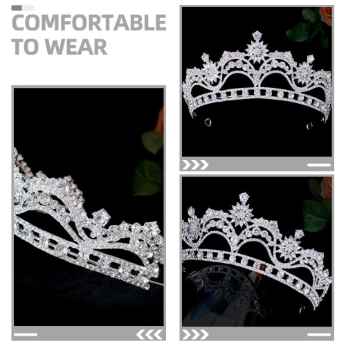 Couronne de strass pour mariée 1
