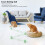 LED-kattenbal, zelfdraaiend, USB-oplaadbaar, groen 2