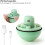 LED-kattenbal, zelfdraaiend, USB-oplaadbaar, groen 5
