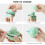 LED-kattenbal, zelfdraaiend, USB-oplaadbaar, groen 6