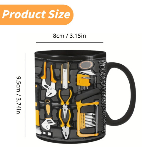 Tool Box Coffee Mug - Mechanic Gift for Men, 11 oz 2