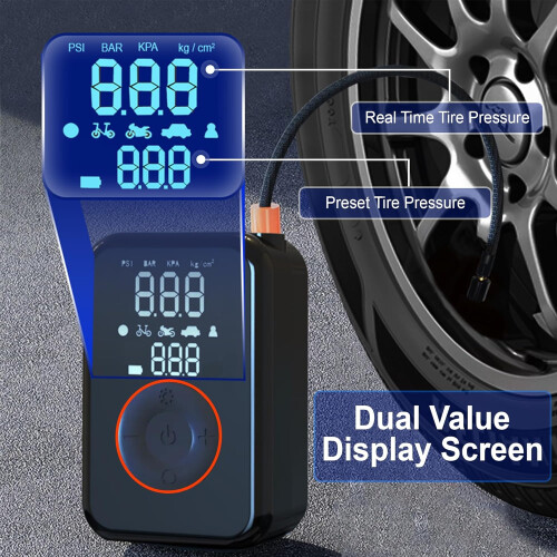 150PSI Rechargeable Car Tyre Inflator Pump UK 2