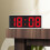 LED Digital Alarm Clock with Large Display - Multi-Function Bedside Clock, Adjustable Brightness, Voice Activated, Night Mode, Snooze, White Frame 4
