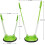 Baggy Rack Houder 8-pack Groen Plastic 3