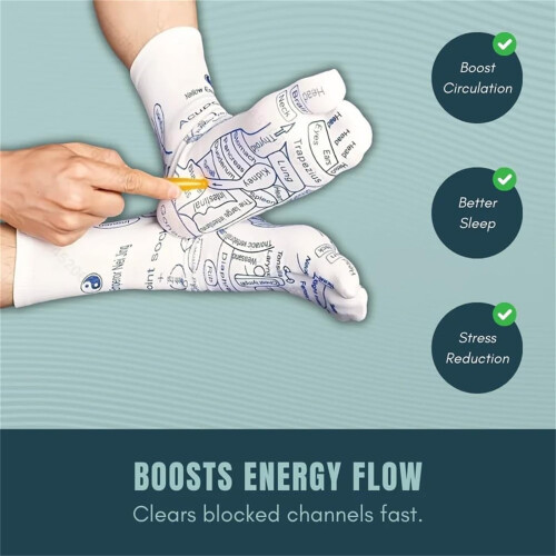 Reflex Therapy Socks with Tools – Acupressure Foot Socks 1