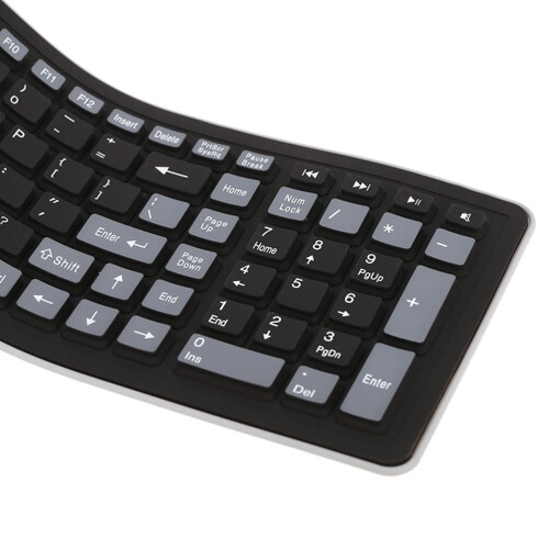 Tastiera wireless in silicone OUNONA2.4G per PC e iOS 1