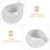 Ceramic Honey Pitcher 1Pack 9.5x5cm White for Restaurant and Hotel Use 8