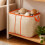 Sac de rangement pliable sous le lit Orange 100L 5