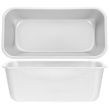 2pcs Aluminium Alloy Loaf Pan for Baking Homemade Buns Minimalist Design