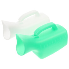 Tineasur 2Pcs PP Portable Reusable Sealed Easy Clean Foldable Female Bottle