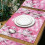 Pink Placemats Holiday Decor 4-Pack 17.7x11.8 in 7