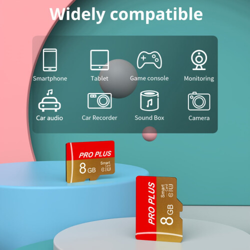 Συσκευασία 5 καρτών MicroSD 1GB–8GB UHS-I A1 με προσαρμογέα 2