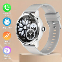 Women's Stylish Smart Watch - Wireless Call, 100+ Sports Modes, Female Health Features, Weather/Drink Reminder, for compatible with iPhone & Android