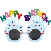 Birthday Glasses for Adults & Kids – Happy Birthday Novelty Eyewear, Hawaiian Hula Party Props, Costume Accessory, Photo Prop (Compatible with All