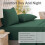 Twin Microfiber Bed Sheet Set, Dark Grey, 3-Piece 3