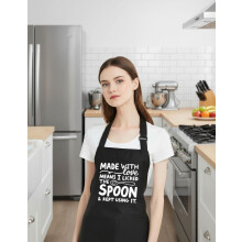 Women's Funny Cooking Apron with Pockets