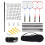 Badminton Set for Kids: Racket, Net with Poles, Shuttlecocks, 4-Player Set 1