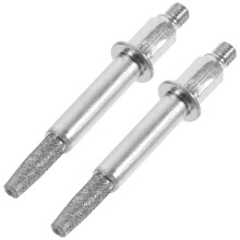 Chainsaw Accessories Hexagonal Silver Abrasive Grinding Stone 2Pcs 5.8X1.0X1.0Cm