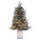 Flocked Fiber Optic Christmas Tree 3 ft to 4.5 ft 1