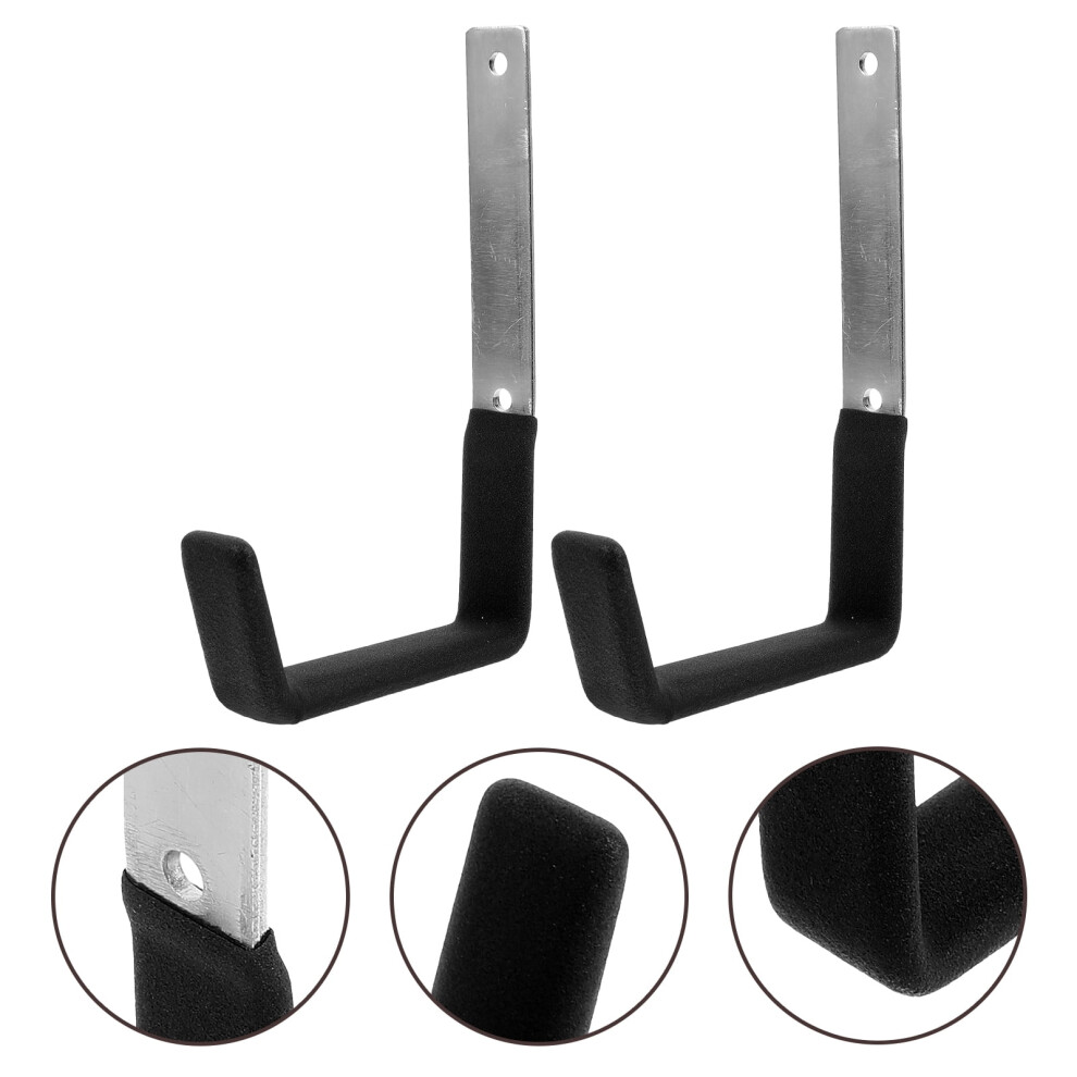 Heavy Duty Utility Hooks 2Pcs 19X5.1x1inch Iron For Home And Garage Storage 9557311403033
