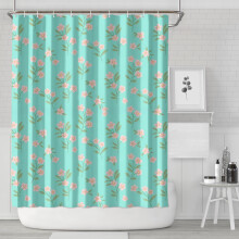 Pioneer Flower Duschvorhang 72x84 Zoll mit 12