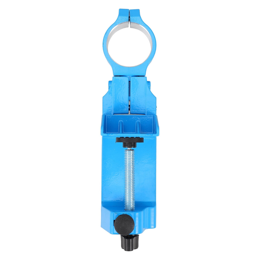 1Set Adjustable Drill Press Vise In Blue Plastic For Stable Drilling And Diy Projects 8.7X2.2x1.7in 9557311402821
