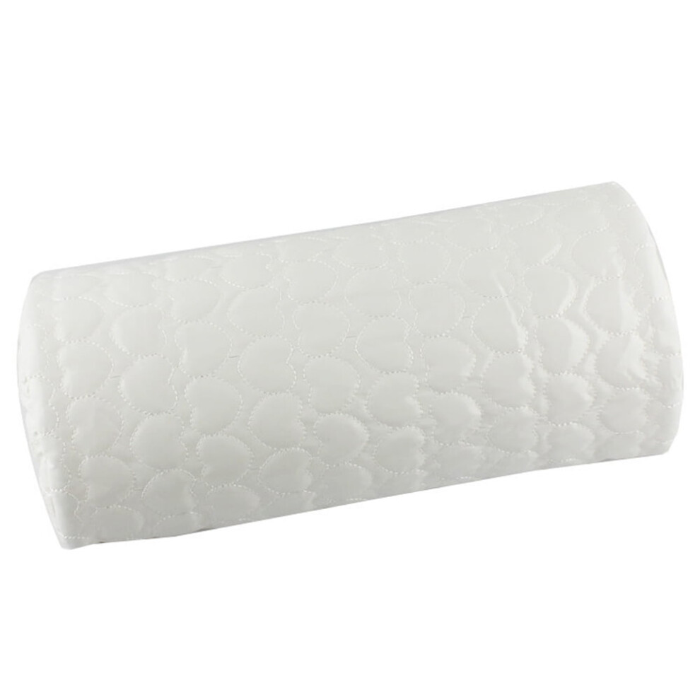 Nail Pillow Hand Rest PU Leather Removable Cushion White