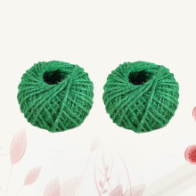 Grønt sisal-tau for hagearbeid og scrapbooking 2 stk 30 m