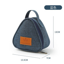 Sac à lunch isotherme Triangle Bento – Portable, en aluminium épais, grande capacité, idéal pour les étudiants, le bureau et les pique-niques