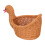 Wicker Storage Basket Plastic Duck Shape 1Pcs 12x8.7in 1