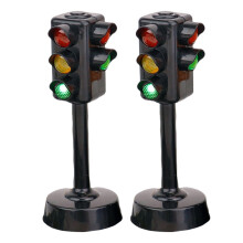 2pcs Traffic Signals Lamp Toy Traffic Lights Toy Early Education Playthings Traffic Sign Model Toy for Home Shop