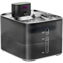 4.2L Wireless Cat Water Fountain in Black,Black