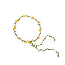 Strandimitatie rozenbloem Mori hoofdband krans - Unieke styling voor elegante kapsels F