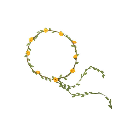 Fascia per capelli Mori con rose simulate da spiaggia - Acconciature uniche ed eleganti