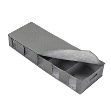 Foldable Under Bed Storage Containers with Adjustable Dividers – Large Capacity, Compatible with Most Beds