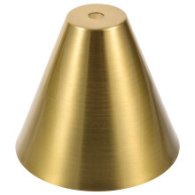 Abat-jour moderne en métal doré pour la maison, diamètre 15 cm (6 pouces).