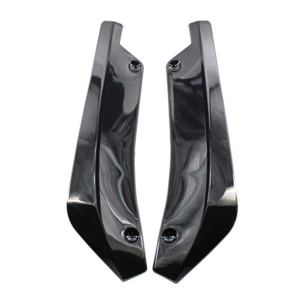 2Pcs Rear Bumper Lip Diffuser Splitter Protective Modified Canard Splitter Diffuser Spoiler, Winglets Splitter, Glo Black 9327961583603