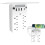 Multi-Functional Power Strip with Panel & Shelf, Wall Outlet Extender for Bathroom/Kitchen/Dorm – 1 Set 1