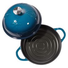 5QT Enameled Cast Iron Dutch Oven for Bread Baking