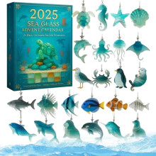 Ημερολόγιο Advent της Sea Glass Marine Life 24 ημερών