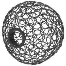 Abat-jour rétro en métal en forme de cage à oiseaux, abat-jour vintage en fil de fer, abat-jour en métal pour luminaire industriel, pièces de