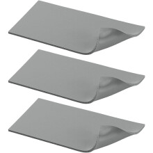 Silicone Heat Press Mat 7.8x3.94x0.14 in Gray 3 pcs
